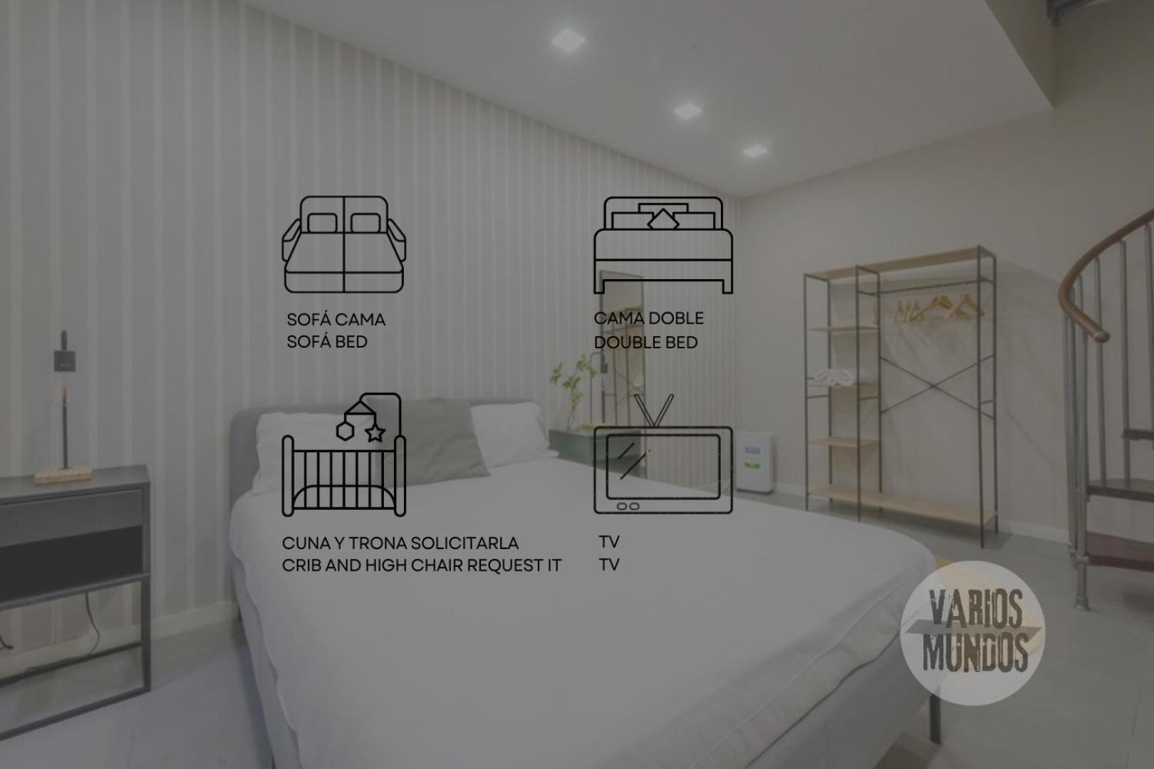 Appartamento New Bajo Duplex En La Latina-Centro De Madrid E2 Esterno foto